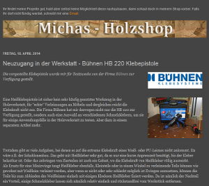 Michaels Holzblog 04/2014