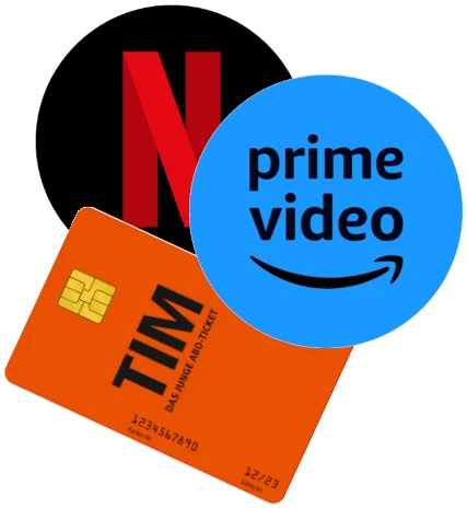 Netflix und Amazon als Bonus